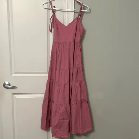 chinese dress ladies Madewell Women's Poplin Smocked Maxi Dress, Festival Red, XL at Amazon  Women's Clothing store main image 1